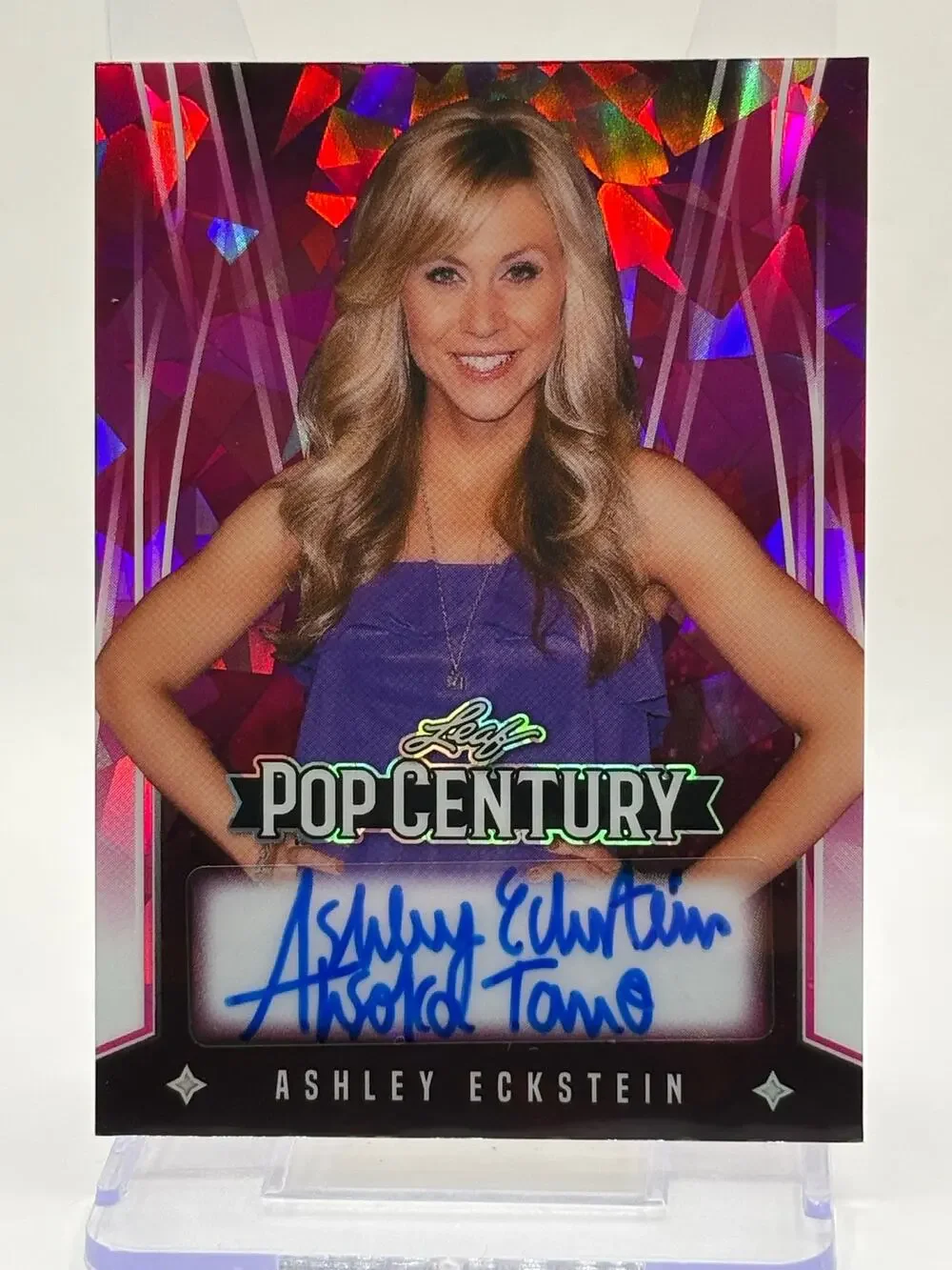 2025 Leaf Pop Cenutry Ashley Eckstein Pink Auto 3/8 SP Inscribed “Ahsoka Tano”